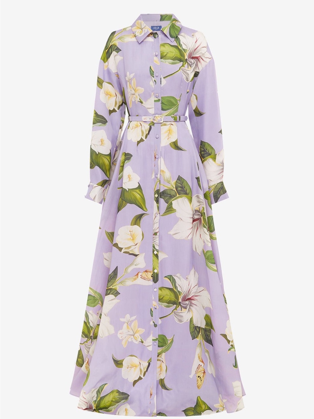 Leo Lin silk gown